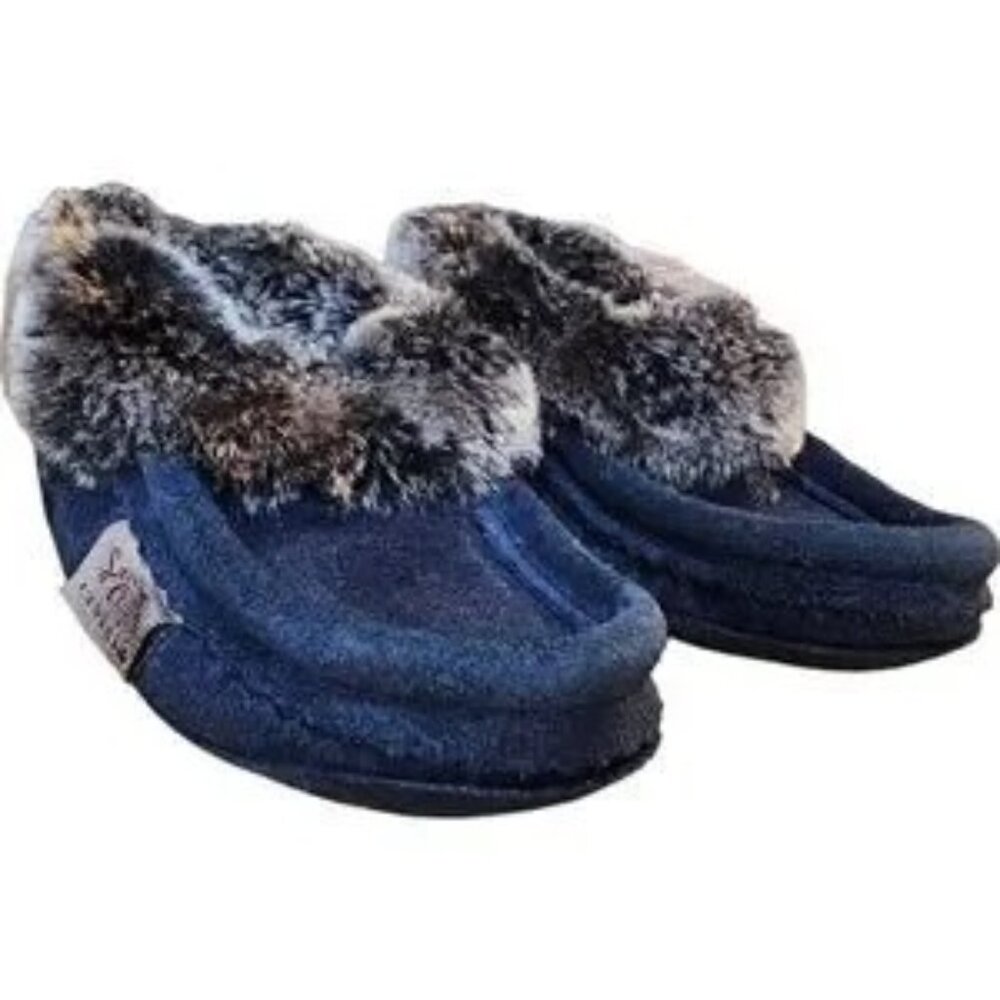 Laurentian Chief Canada Blue Mocassins